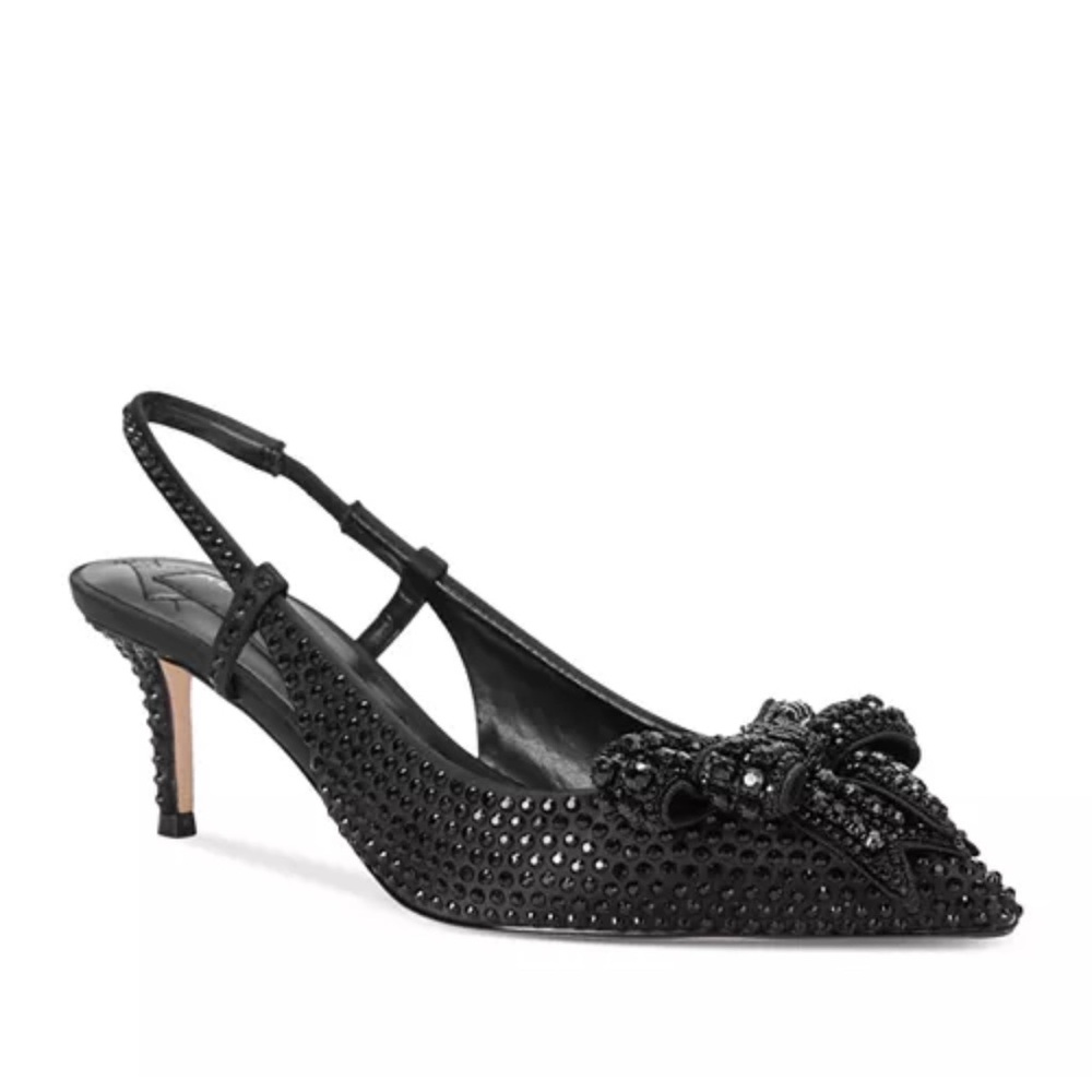 Kurt Geiger London Belgravia Court Bow Embellished Slingbacks - Size 8 (UK 38…